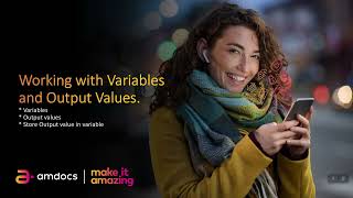 #3 How to work with variables and output values | Ginger By Amdocs