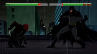 Batman vs The Red Hood...with healthbars
