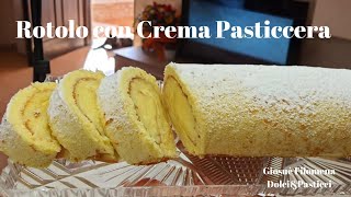 Rotolo con Crema Pasticcera