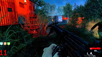 CoD WaW: Custom Zombie Map Train First Attempt (Part 2 ) SOLO (PC) ᴴᴰ