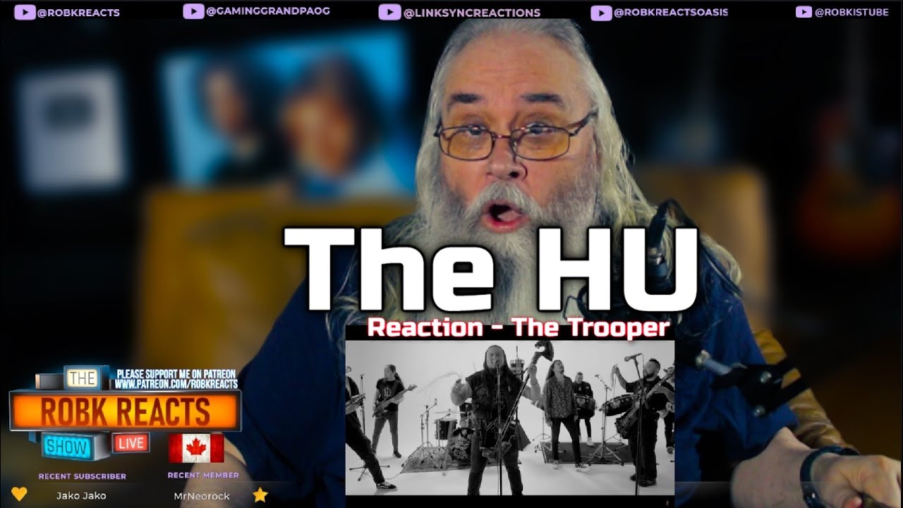 The HU Reaction - The Trooper (Iron Maiden Cover) - First Time Hearing - Requested