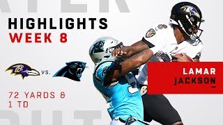 Lamar Jackson Highlights vs. Panthers