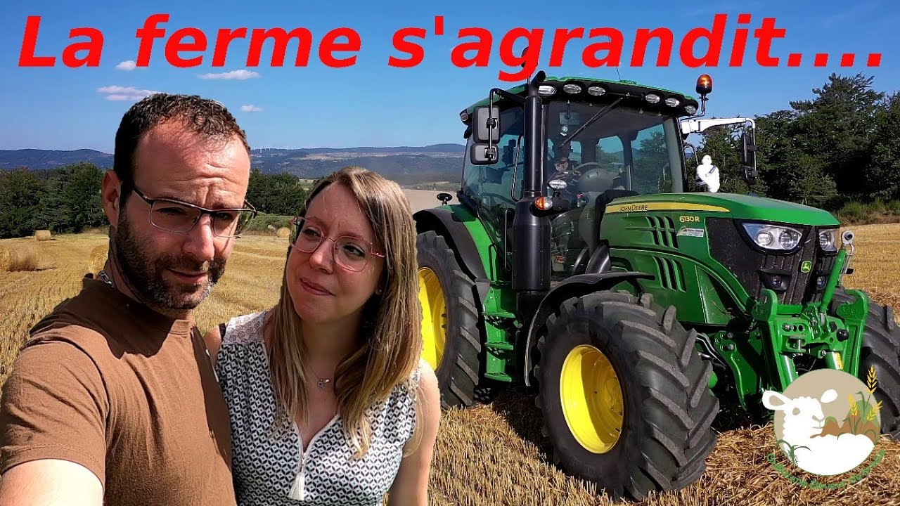 Fin des moissons difficile, de la nouveauté sur la ferme!!! N°135