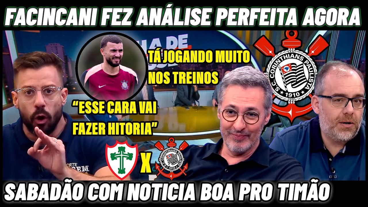 💥📢 VESSONI NÃO SEGURA E VAZA A NOTICIA DE DENTROREFORÇO TÁ VOANDO NOS TREINOS DO CORINTHIANS