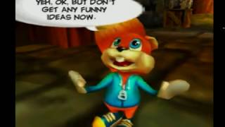 Real N64 Capture Test - S-Video to Retrotink 2x + Smoothing (Conkers Bad Fur Day) 480p Output