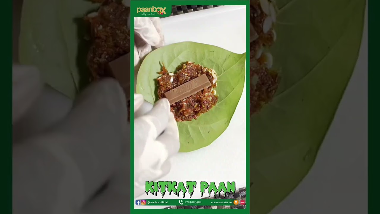 KitKat flavoured paan