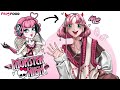 Drawing Cupid from Monster High as an Anime Girl