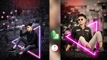 Neon Glowing Effect In snapseed 🔥 Magical Effect Photo Editing | Snapseed Tutorial