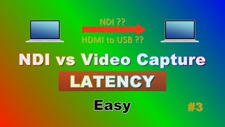 NDI vs Video capture latency, easy test Wealth