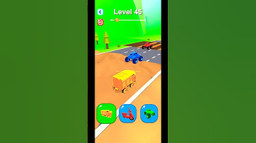 NEW SHAPE SHIFTING FUNNY GAMEPLAY LEVEL 45 #game #gameplay #gameshorts #shapeshifting #shaperun
