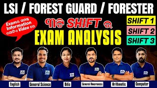 3ଟି shift ର Questions Analysis 24.04.2024  | LSI, Forest Guard, Forester 2024 Examination screenshot 4