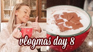 Vlogmas Day 8 Tik Tok Hot Chocolate Bomb, Cozy Night Routine