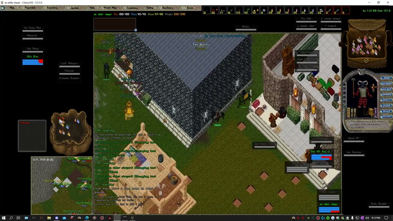 Ultima Online Forever PVP R!OT/YOLO vs Server 52322 YouTube