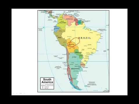 South America : Population Distribution, B.A.,M.A.,NET