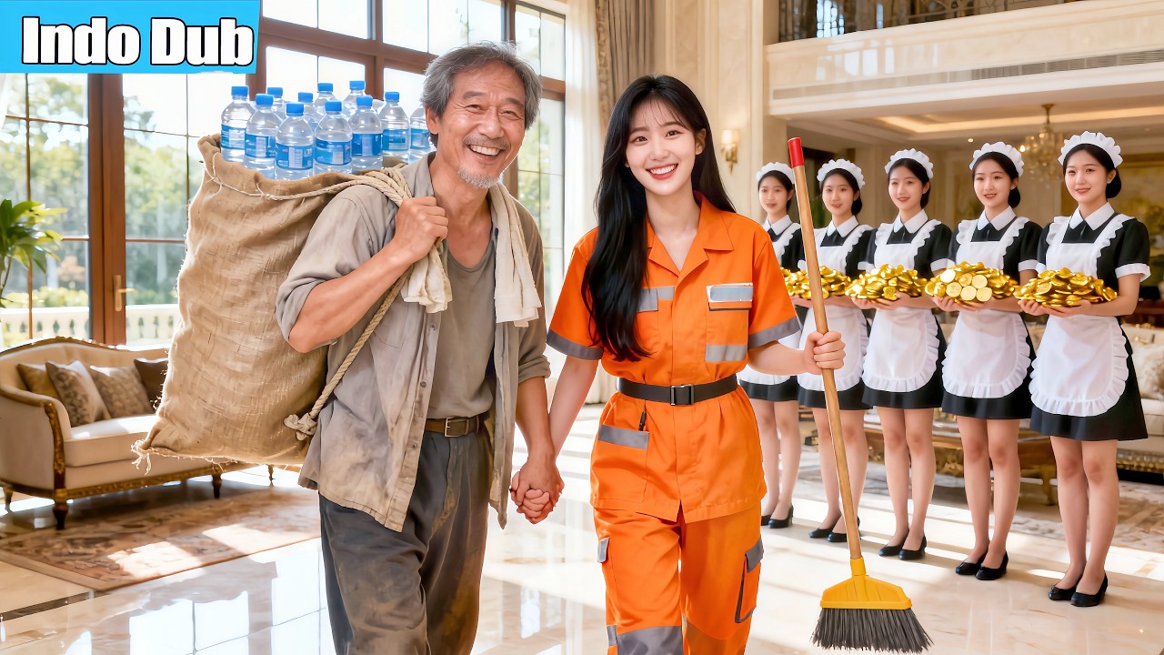 Gadis hidup bersama ayah angkat pengumpul sampah! Ternyata putri CEO terkaya, semua orang terkejut!