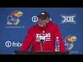 Kansas Football Spring Football Press Conference