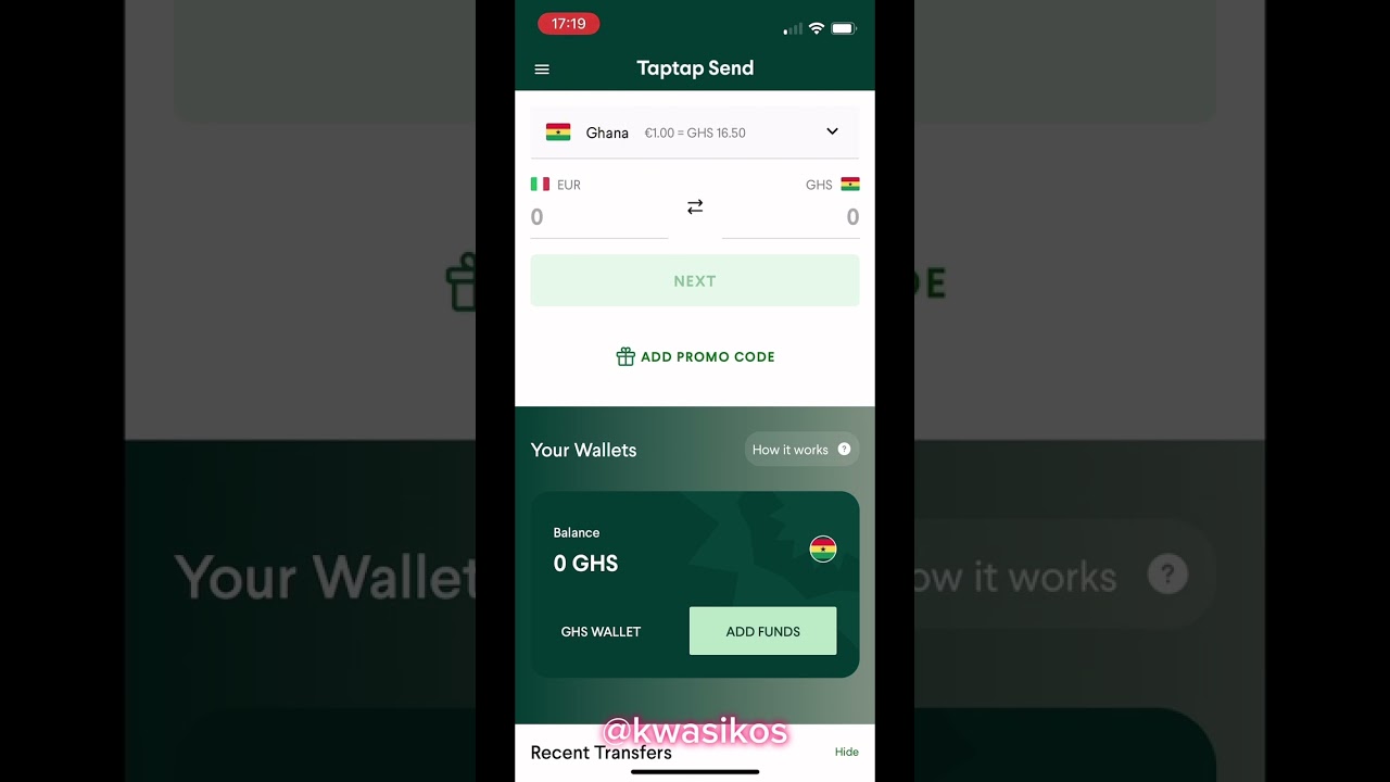 How to send airtime and data to Ghana via Taptap app
