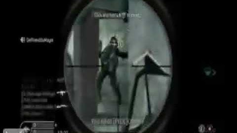 Call of Duty 4 Sniper Montage - II D0m1n4t0r II (Machinima)