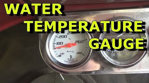 Water Temperature Gauge Install ( Chevy 350)