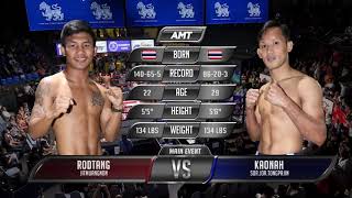 Rodtang vs. Kaonah Full Fight  Muay Thai Masterpiece