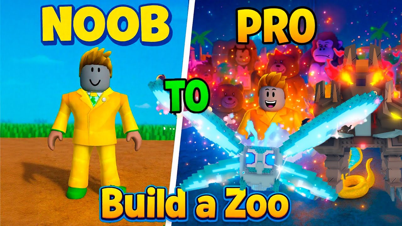 Roblox Build a Zoo Noob to Pro I Got One of the Rarest Animals!