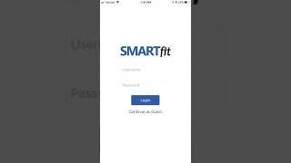 SMARTfit App Quick Start screenshot 1