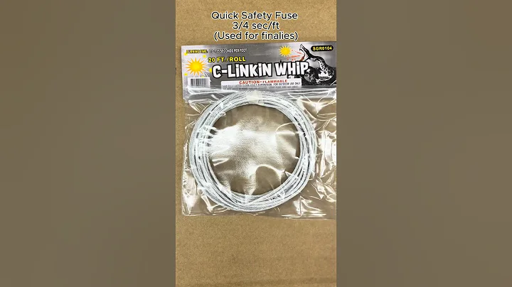 Quick Fuse Test from CANNONFUSE.COM #fuse #fireworks #pyro #quick #diy #experiment