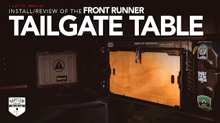 FrontRunner Drop Down Tailgate Table Install on the Jeep JKU