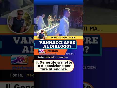Video Vannacci apre al dialogo con il centrodestra: «Cè grande compatibilità»
