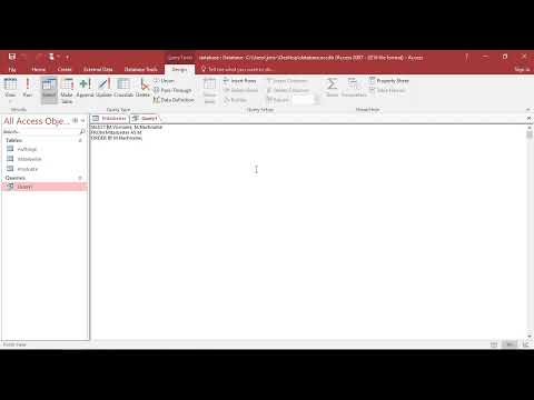SQL in MS