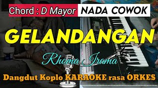 GELANDANGAN - Rhoma Irama Versi Dangdut Koplo KARAOKE rasa ORKES Yamaha PSR S970