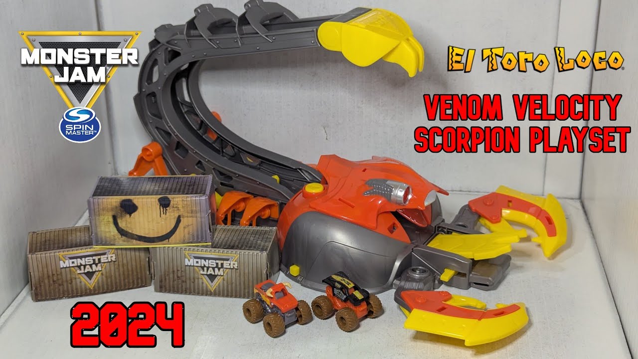 2024 Spin Master Monster Jam Minis El Toro Loco Venom Velocity