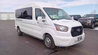 FC11878T. Ford Transit 9 passenger conversion van by Explorer Van Co.