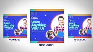 Education Promo Slideshow Instagram Post 1080x1080
