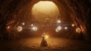 Hollow Planet of Sound 🌌 2 Hour Dreamlike Ambience Visible Sound Waves & Starlight Instrument