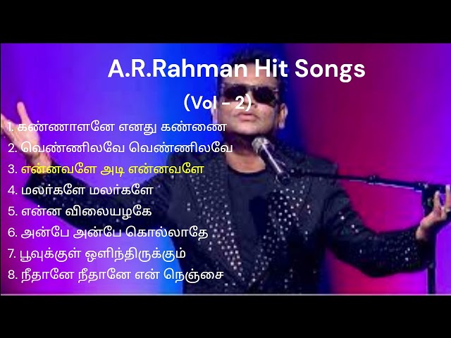 A.R.Rahman Hit Songs (Vol - 2) # Love Songs class=