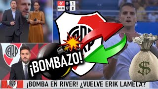 ¡BOMBAZO INESPERADO! CASO ERIK LAMELA A RIVER PLATE COMO NUEVO REFUERZO ¿LLEGA EN ESTE MERCADO?