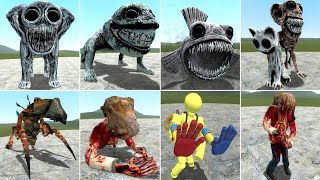 All Zoonomaly Monsters vs All Poppy Playtime 3 vs Roblox Innyume Smiley's Family In Garry's Mod!!