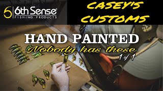 I Won Caseys Custom Lures - Hand Painted By The President And Founder Of 6Th Sense Fishing