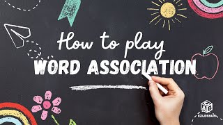 How to play Word Association | ESL Games & Activities screenshot 2