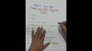 🚨 Best Law Colleges for MH CET LAW 3 Years 2026 ⚖️