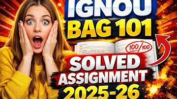 IGNOU BAB-101 Solved Assignment 2025-26 | B.R. Ambedkar | PDF Download Free BAB-101 Assignment 25/26
