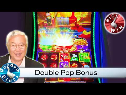 Monopoly Express Beijing Railroad Slot Machine Go for the Red Bonus