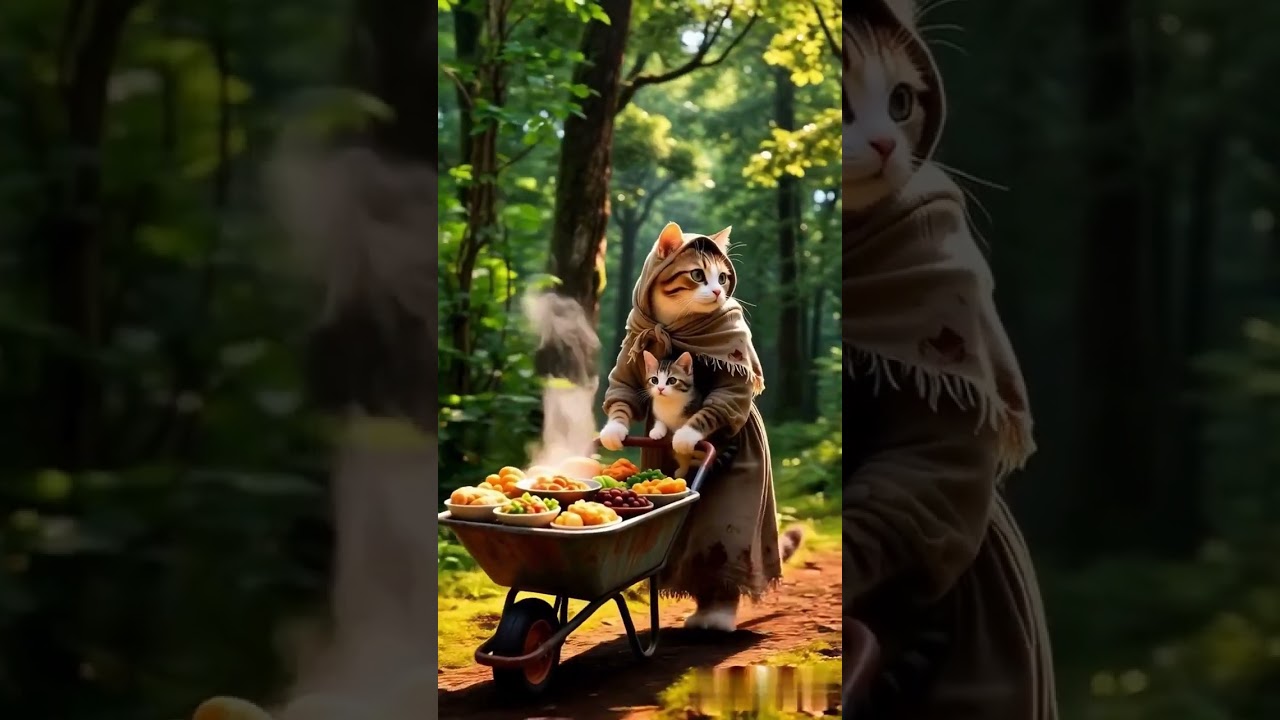 Selling food #cat #kucing