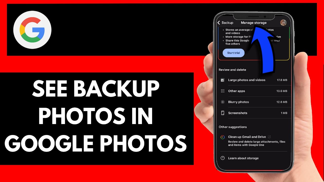 How To See Backup Photos In Google Photos - YouTube