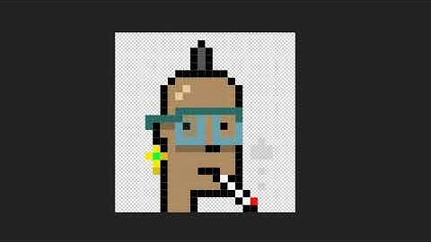 Basic layer concept of NFT art in 1 minute (based on CryptoPunks)