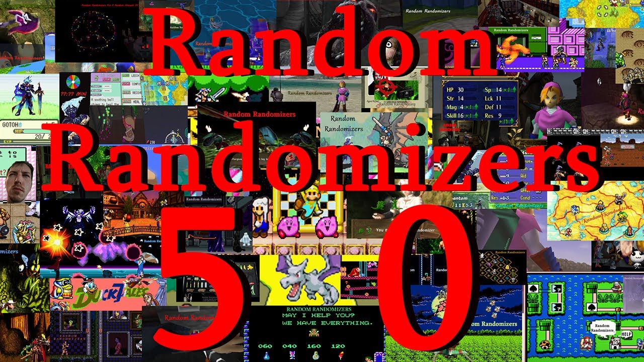 RANDOM RANDOMIZERS #50!!!! A 24 HOUR Stream Of PURE. RANDOMIZER. ACTION ...