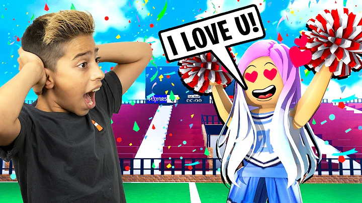 Our School Cheerleader has a CRUSH On Me! (Roblox Brookhaven) | Royalty Gaming