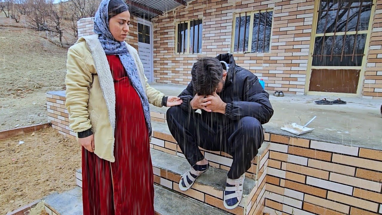 Rainfall and Restlessness | A Nomadic Husband’s Silent Worry for His Homeland"🌧😰