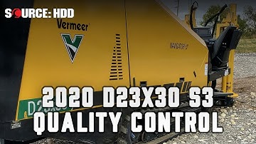 2020 Vermeer D23x30 S3 | SOURCE: HDD